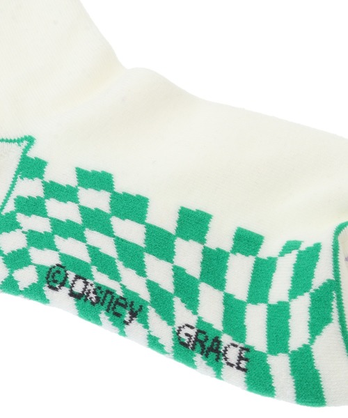 Candy Stripper（キャンディストリッパー）の「KERMIT THE FROG / ソックス（ソックス/靴下・レディース・ブラック/オフホワイト・FREE）」の9枚目の写真