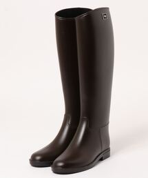 ing（イング）の「【レイン対応】内ファスナー付きロングレインブーツ（レインシューズ）」