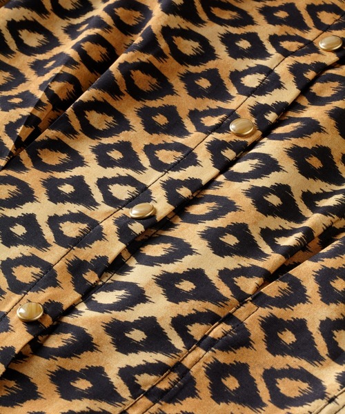 MAISON SCOTCH（メゾンスコッチ）の「パフスリーブ プリントシャツ【164946】（シャツ/ブラウス・レディース・ブラウン系その他・X-SMALL/SMALL）」の5枚目の写真