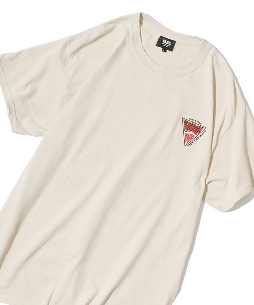 VANS（バンズ）の「VANS/ヴァンズ M TRIANGLE LOGO TEE  トライアングルロゴTシャツ 半袖（Tシャツ/カットソー・メンズ・ホワイト/ブラック/ベージュ・M/L/XL）」の19枚目の写真