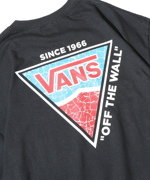 VANS（バンズ）の「VANS/ヴァンズ M TRIANGLE LOGO TEE  トライアングルロゴTシャツ 半袖（Tシャツ/カットソー・メンズ・ホワイト/ブラック/ベージュ・M/L/XL）」の9枚目の写真