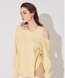 ALEXIA STAM | Waffle Layered Top/ワッフルレイヤードトップ(Tシャツ/カットソー)