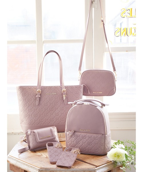 Maison de FLEUR（メゾンドフルール）の「EC限定カラーモノグラムリュック（バックパック/リュック・レディース・ピンク系その他3・FREE）」の12枚目の写真