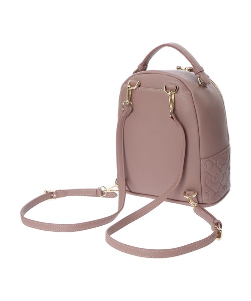 Maison de FLEUR（メゾンドフルール）の「EC限定カラーモノグラムリュック（バックパック/リュック・レディース・ピンク系その他3・FREE）」の3枚目の写真