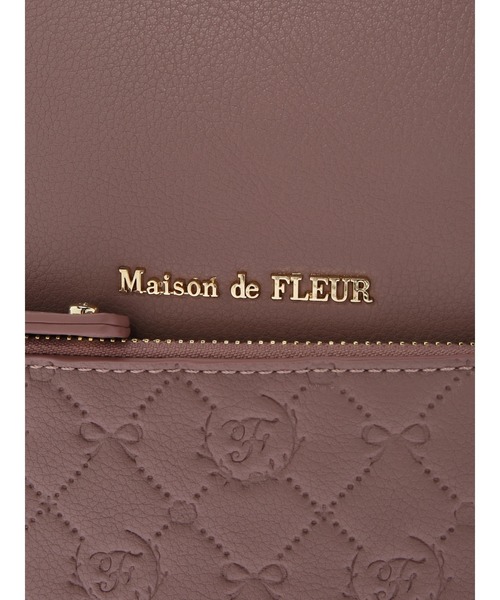 Maison de FLEUR（メゾンドフルール）の「EC限定カラーモノグラムリュック（バックパック/リュック・レディース・ピンク系その他3・FREE）」の7枚目の写真