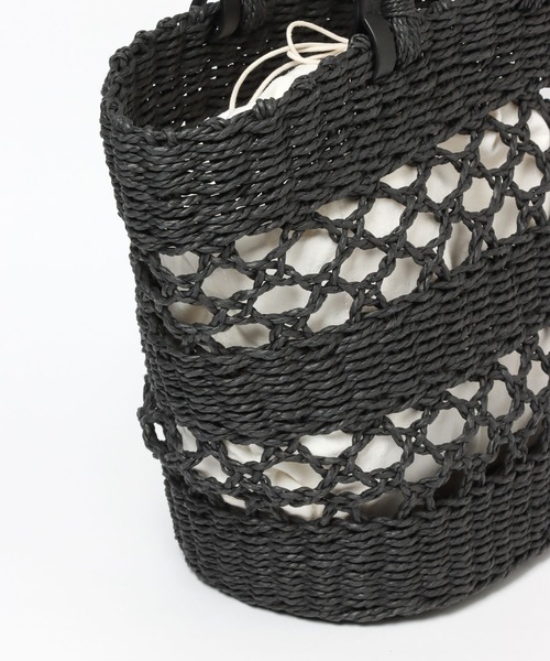 LEPSIM(レプシィム)の「ペーパースカシガラBAG 264296(トートバッグ・レディース・ベージュ/ピンク/ブラック・ONE SIZE)」の21枚目の写真