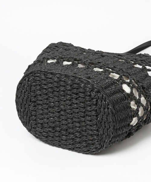 LEPSIM(レプシィム)の「ペーパースカシガラBAG 264296(トートバッグ・レディース・ベージュ/ピンク/ブラック・ONE SIZE)」の22枚目の写真