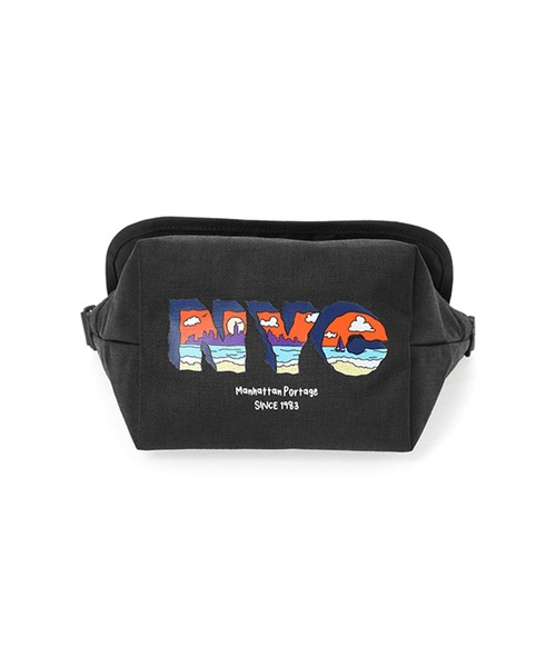 Manhattan Portage（マンハッタンポーテージ）の「Casual Messenger Bag NYC Print 2022SS（メッセンジャーバッグ・メンズ・ブラック・X-SMALL）」の5枚目の写真