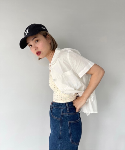 SANSeLF（サンセルフ）の「【SANSeLF】petite flower camisole sany22s002（キャミソール・レディース・ホワイト/ライトイエロー・FREE）」の11枚目の写真