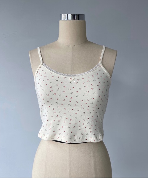 SANSeLF（サンセルフ）の「【SANSeLF】petite flower camisole sany22s002（キャミソール・レディース・ホワイト/ライトイエロー・FREE）」の18枚目の写真