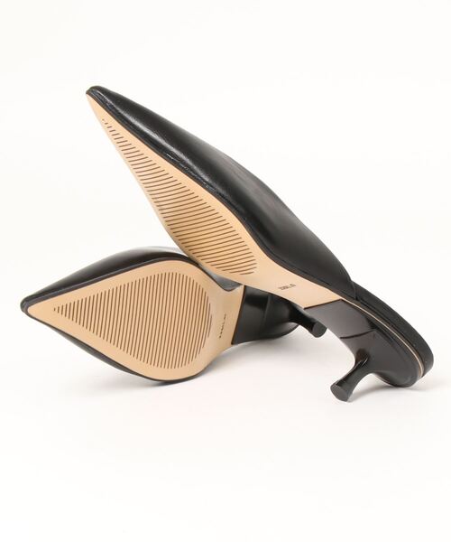 ap retro（アプレトロ）の「ポインテッドトゥミュール（パンプス・レディース・ホワイト/ブラック・LARGE/MEDIUM）」の8枚目の写真