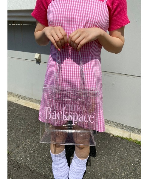 WC（ダブル シー）の「カラーロゴクリアバッグ（ショルダーバッグ・レディース・ブルー/ピンク/グリーン・FREE）」の3枚目の写真