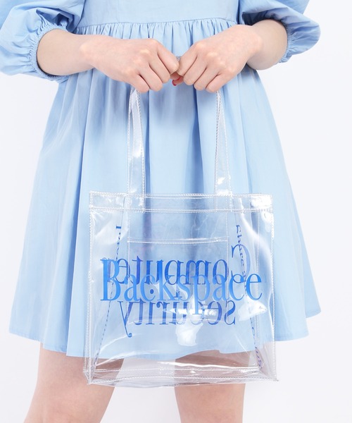 WC（ダブル シー）の「カラーロゴクリアバッグ（ショルダーバッグ・レディース・ブルー/ピンク/グリーン・FREE）」の11枚目の写真