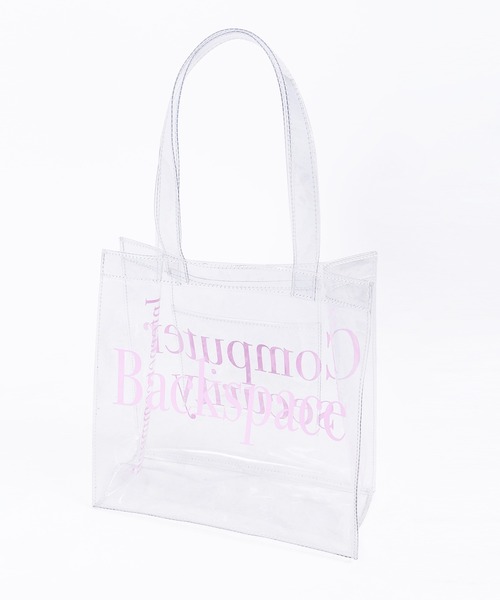 WC（ダブル シー）の「カラーロゴクリアバッグ（ショルダーバッグ・レディース・ブルー/ピンク/グリーン・FREE）」の14枚目の写真