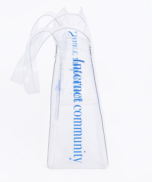 WC（ダブル シー）の「カラーロゴクリアバッグ（ショルダーバッグ・レディース・ブルー/ピンク/グリーン・FREE）」の21枚目の写真