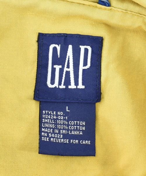 GAP（ギャップ）の「【ヴィンテージ古着】90's GAP / ギャップ ''OLD GAP'' フルジップ コットンジャケット（ブルゾン・メンズ・ブルー・LARGE）」の4枚目の写真