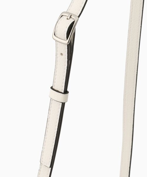 Calvin Klein(カルバン・クライン)の「ミニマル モノグラム ワンハンド ルショルダーバッグ(ハンドバッグ・レディース・ホワイト/ブラック・FREE)」の6枚目の写真