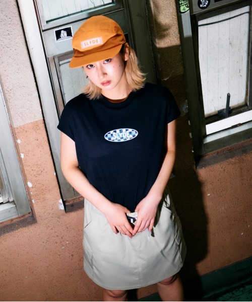 Slyde（スライド）の「【Slyde】LOGO PRINT JET CAP（キャップ・メンズ・ブラック/オレンジ・FREE）」の2枚目の写真