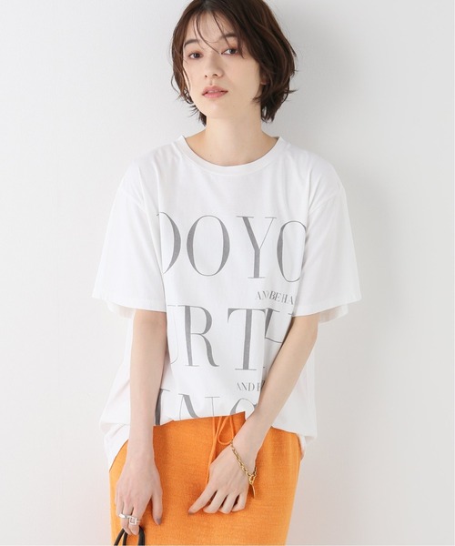 plage（プラージュ）の「DO YOUR THINGS Tシャツ◆（Tシャツ/カットソー・レディース・チャコールグレー/ホワイト・FREE）」の21枚目の写真