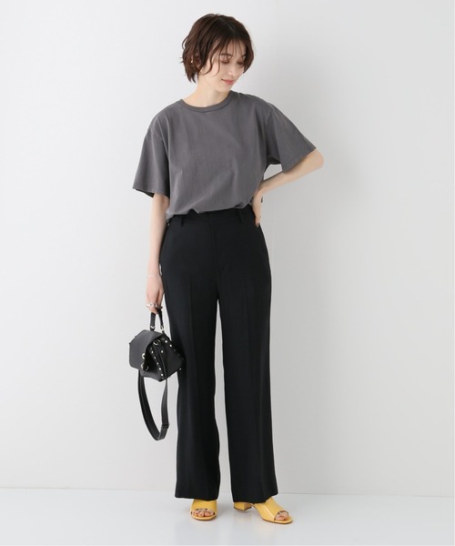 plage（プラージュ）の「DO YOUR THINGS Tシャツ◆（Tシャツ/カットソー・レディース・チャコールグレー/ホワイト・FREE）」の3枚目の写真