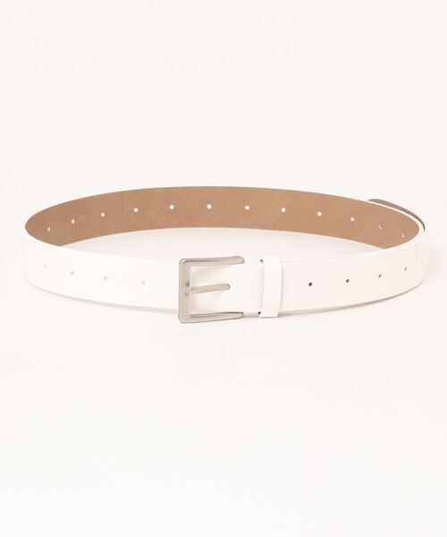 3.3 Field Trip (3.3フィールドトリップ)の「【UNISEX】3.3Field Trip/Squareバックルベルト 2279030(ベルト・レディース・ブラック/キャメル/ホワイト/ブラウン・FREE)」の2枚目の写真