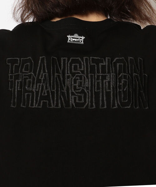 qwerty(クワーティ)の「QWERTY (クワーティ)Transition Embroidery SS TEE(Tシャツ/カットソー・メンズ・ホワイト/ブラック・MEDIUM/LARGE/X-LARGE)」の8枚目の写真