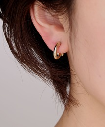 シンプルフープイヤリング2mm