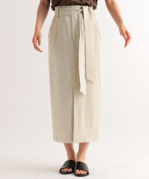BABYLONE（バビロン）の「BABYLONE / ベルト付きタイトスカート（スカート・レディース・ブルー系その他/ライトベージュ・36inch/38inch）」の11枚目の写真