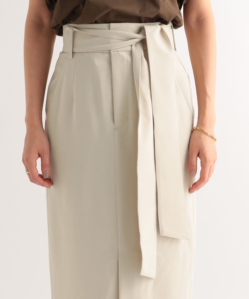 BABYLONE（バビロン）の「BABYLONE / ベルト付きタイトスカート（スカート・レディース・ブルー系その他/ライトベージュ・36inch/38inch）」の19枚目の写真