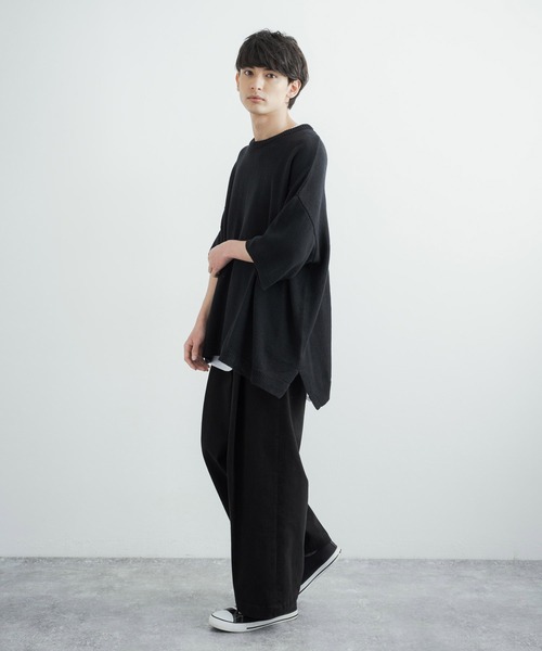 Audience(オーディエンス)の「日本製/国産 ヘビーウェイトコットンツイル1タックワイドパンツ AUD3513(チノパンツ・メンズ・ブラック/ベージュ・S/M/XL/L)」の7枚目の写真