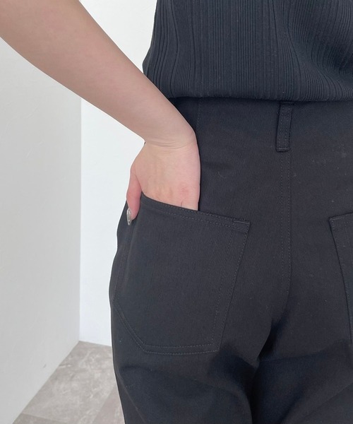 PAGEBOY（ページボーイ）の「フロントスリットチノパンツ（チノパンツ・レディース・ブラック/ベージュ・27inch/25inch/24inch/26inch）」の7枚目の写真