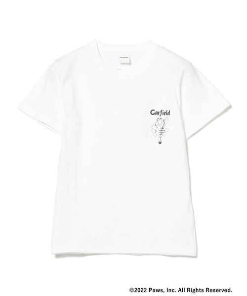 Ray BEAMS（レイビームス）の「GARFIELD × Ray BEAMS / 別注 mini Tシャツ（Tシャツ/カットソー・レディース・イエロー/ブラック/ホワイト・ONE SIZE）」の6枚目の写真