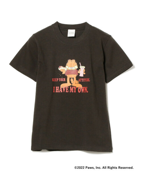 Ray BEAMS（レイビームス）の「GARFIELD × Ray BEAMS / 別注 mini Tシャツ（Tシャツ/カットソー・レディース・イエロー/ブラック/ホワイト・ONE SIZE）」の9枚目の写真