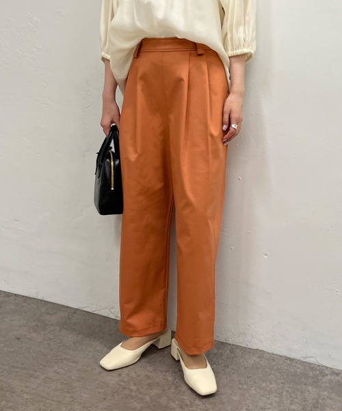 PUAL CE CIN(ピュアルセシン)の「JAPAN MADE チノストレッチパンツ(その他パンツ・レディース・ブラック/ベージュ/グレー/オフホワイト/オレンジ・FREE)」の20枚目の写真