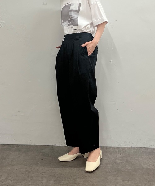 PUAL CE CIN(ピュアルセシン)の「JAPAN MADE チノストレッチパンツ(その他パンツ・レディース・ブラック/ベージュ/グレー/オフホワイト/オレンジ・FREE)」の11枚目の写真
