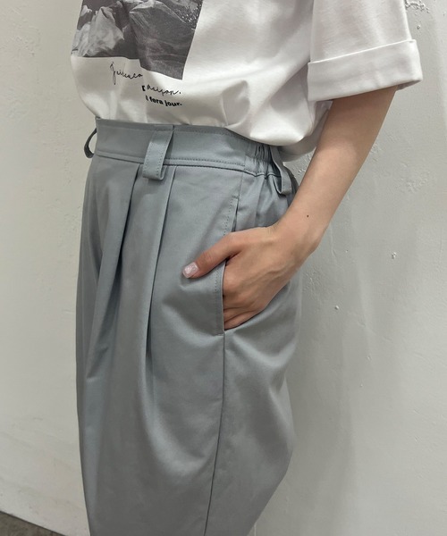 PUAL CE CIN(ピュアルセシン)の「JAPAN MADE チノストレッチパンツ(その他パンツ・レディース・ブラック/ベージュ/グレー/オフホワイト/オレンジ・FREE)」の16枚目の写真