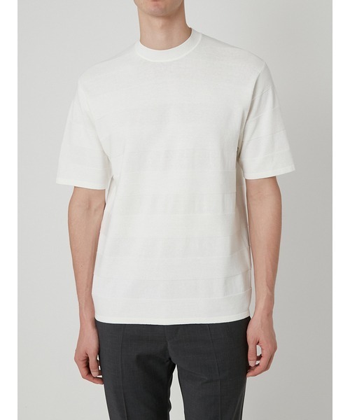 AOURE（アウール）の「リンクスボーダープルオーバーニット（Tシャツ 