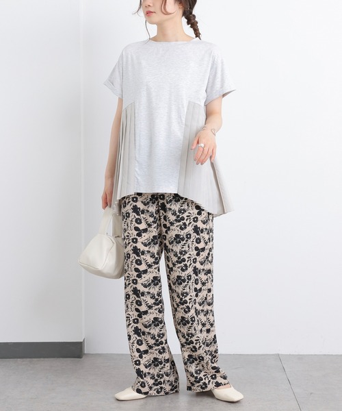 パンツ PUAL CE CIN PUAL CE CIN（ピュアルセシン）の「花柄プリントパンツ（その他