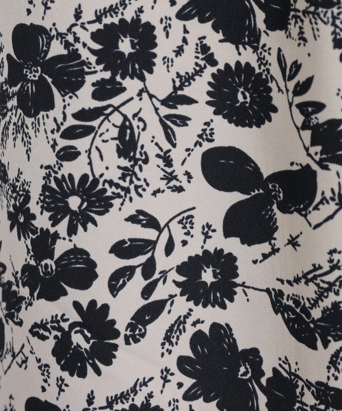 PUAL CE CIN（ピュアルセシン）の「花柄プリントパンツ（その他パンツ・レディース・ブラック/ベージュ/アイボリー・FREE）」の18枚目の写真