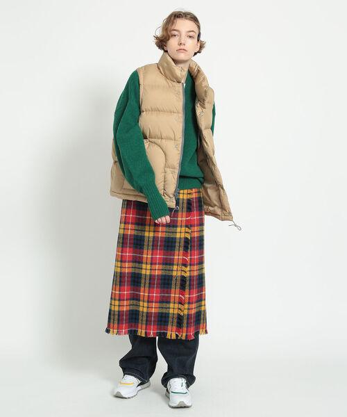BEAMS BOY（ビームスボーイ）の「SIERRA DESIGNS × BEAMS BOY / 別注 2WAY ダウンジャケット 22FW（ダウンジャケット/コート・レディース・ベージュ/グリーン・ONE SIZE）」の18枚目の写真