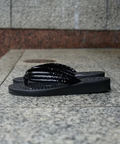 乱痴気(ランチキ)の「【LUCKY BELL】school sandal(サンダル・メンズ・ブラック・4/6/5/7)」の10枚目の写真