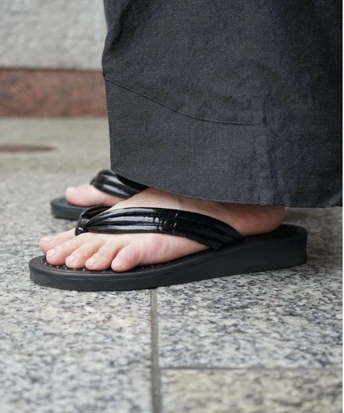 乱痴気(ランチキ)の「【LUCKY BELL】school sandal(サンダル・メンズ・ブラック・4/6/5/7)」の15枚目の写真