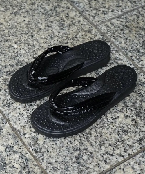 乱痴気(ランチキ)の「【LUCKY BELL】school sandal(サンダル・メンズ・ブラック・4/6/5/7)」の9枚目の写真