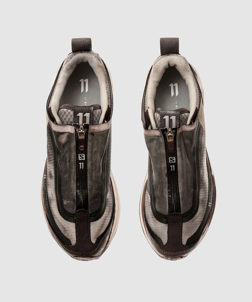 11 by Boris Bidjan Saberi ( ボリスビジャンサベリ)の「BAMBA2 LOW Wh / Wh / Wh(スニーカー・メンズ・ダークグレー・9.5/8.5/9)」の5枚目の写真
