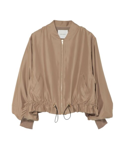 LAGUNAMOON（ラグナムーン）の「ヘムドロストボリュームショートブルゾン（ブルゾン・レディース・ブラック/モカ・FREE）」の14枚目の写真