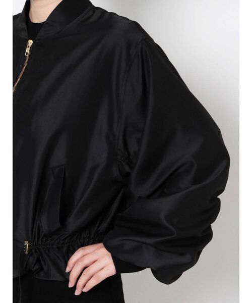 LAGUNAMOON（ラグナムーン）の「ヘムドロストボリュームショートブルゾン（ブルゾン・レディース・ブラック/モカ・FREE）」の16枚目の写真