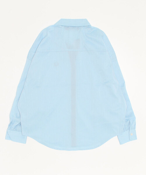 FRED PERRY（フレッドペリー）の「Ribbed Shirt Cardigan（シャツ/ブラウス・レディース・ホワイト/ライトグレー・10）」の22枚目の写真