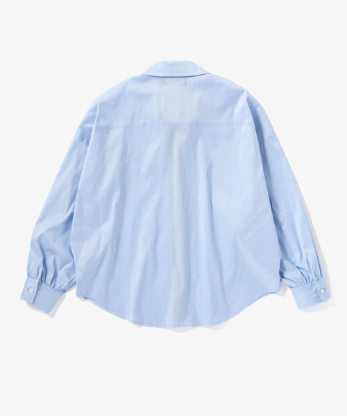 FRED PERRY（フレッドペリー）の「Ribbed Shirt Cardigan（シャツ/ブラウス・レディース・ホワイト/ライトグレー・10）」の19枚目の写真