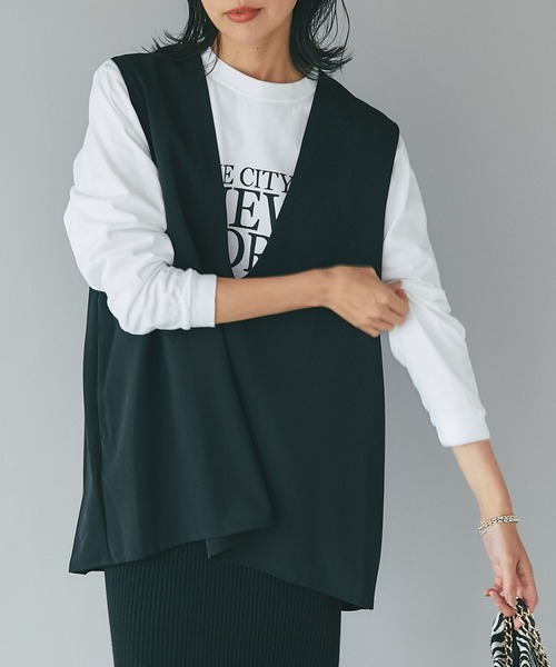 美品 RIVE DROITE リヴドロワ テーラードベスト セットアップ】テーラードベスト | RIVE DROITE(リヴドロワ