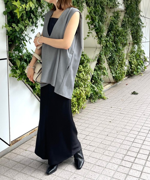 美品 RIVE DROITE リヴドロワ テーラードベスト セットアップ】テーラードベスト | RIVE DROITE(リヴドロワ